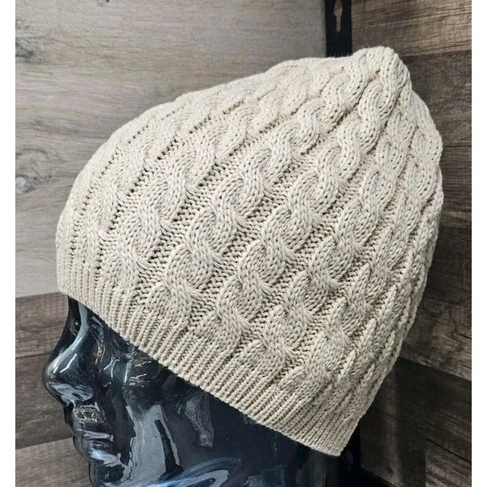 Richardson 138 SAND Women's Cable Knit Beanie SMALL
